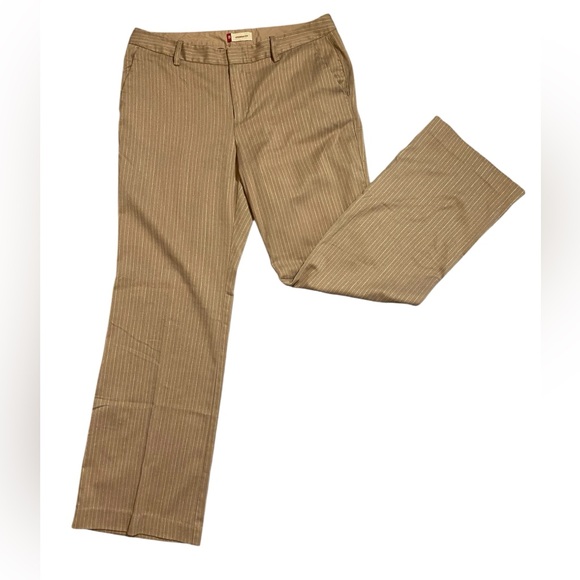 GAP Straight-Leg Tan Gold Trousers - Picture 1 of 14